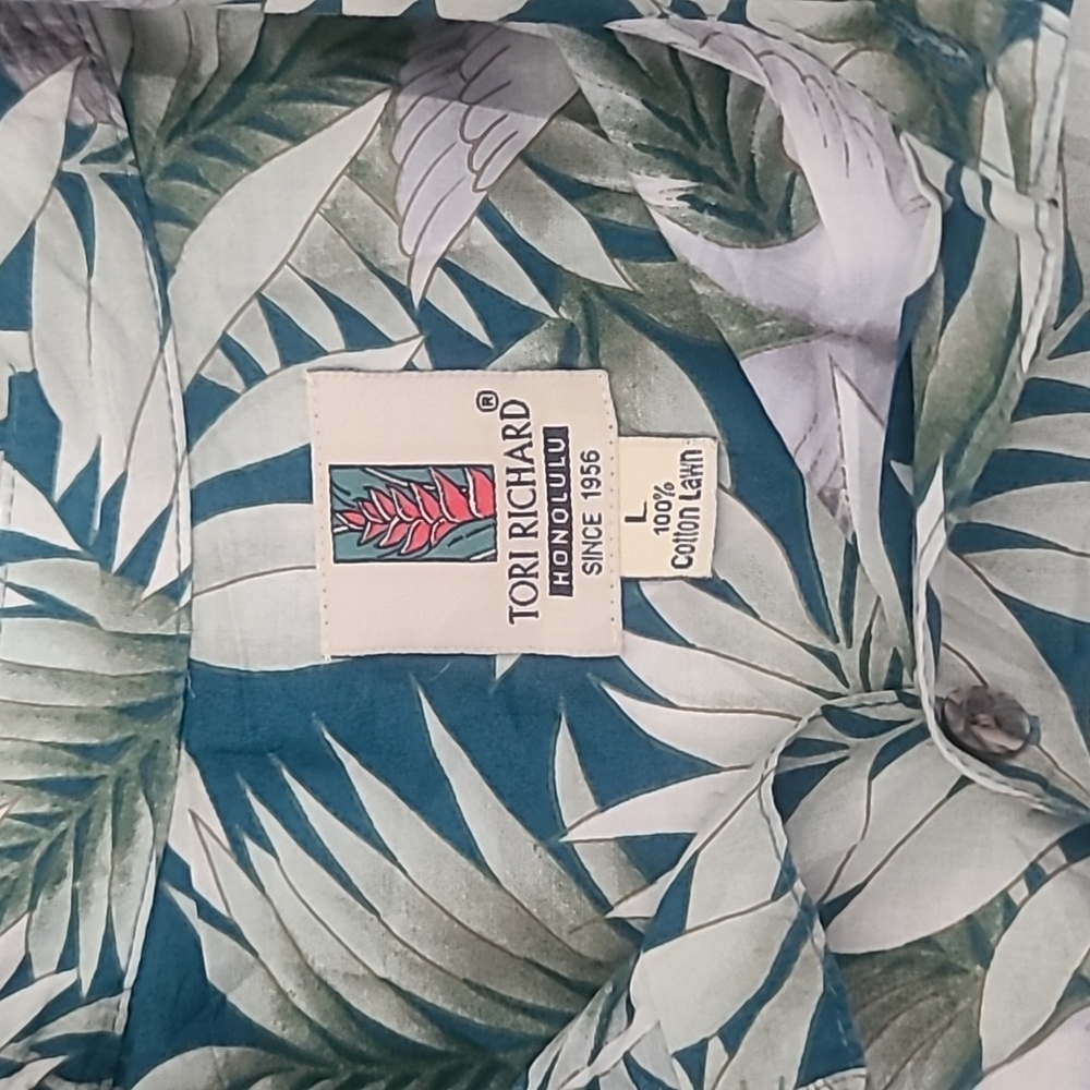 Tori Richard Honolulu Shirt Button  Size L - Picture 3 of 5